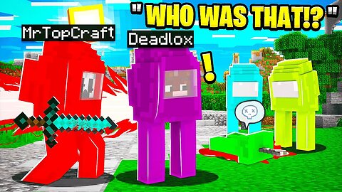 I Trolled Him In Minecraft Among Us!