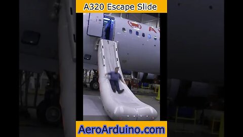 A320 Emergency Escape Slide #Aviation #Flying #AeroArduino