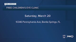 Free children's eye clinic