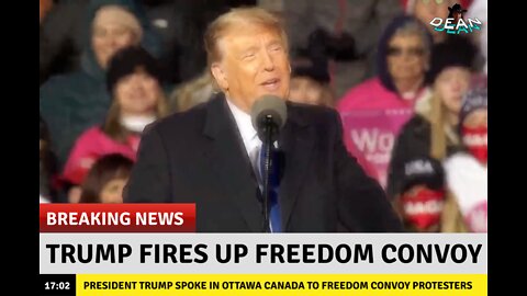 🚨BREAKING NEWS🚨 President Trump Appears And FIRES UP Freedom Convoy At Ottawa Canada Rally