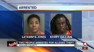 Two People Arrested For Alleged Theft