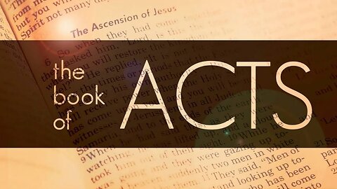 Introduction to Acts
