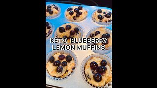 Keto Blueberry Lemon Muffin Recipe