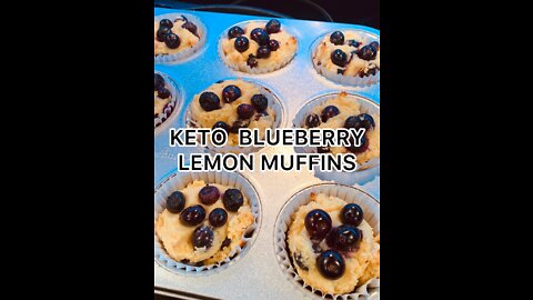 Keto Blueberry Lemon Muffin Recipe