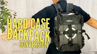 HOW TO TURN A HARD CASE INTO A BACKPACK