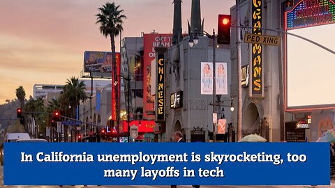 In California unemployment is skyrocketing, too many layoffs in tech