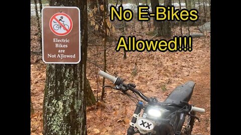 NO Electric Bikes Allowed on my Sur Ron XX Ludicrous