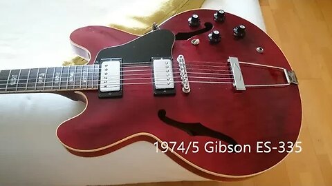 Guitar Demo 1974/5 Gibson ES-335 Part 1