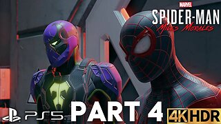 Marvel's Spider-Man: Miles Morales Part 4 | PS5 | 4K HDR (No Commentary Gaming)