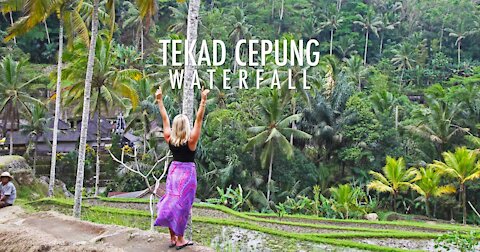 Tekad Cepung Waterfall In Bali