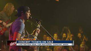 Live Nation announces $20 concert ticket deal in honor of National Concert Week