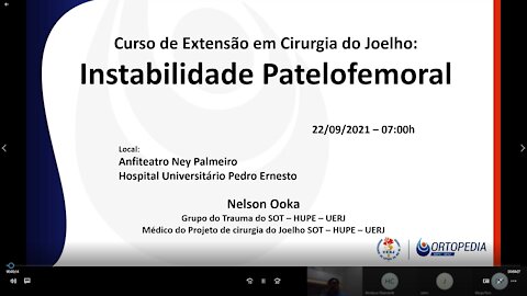 Curso de Extensão em cirurgia do joelho HUPE-UERJ - Instabilidade Patelofemoral