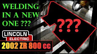 02 Arctic Cat ZR 800 Rebuild Part 2 || Welding in the New Heat Exchanger