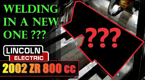 02 Arctic Cat ZR 800 Rebuild Part 2 || Welding in the New Heat Exchanger