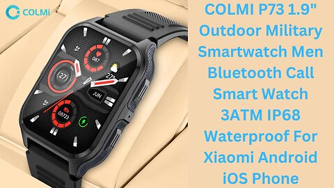 COLMI P73 1.9" Outdoor Military Smartwatch