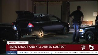 SDPD shoot and kill armed suspect
