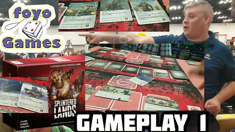 Splintered Lands - Gameplay 1 | Dueling Deck Building 3 Zones | Gen Con