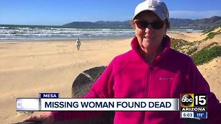 Missing Mesa woman found dead