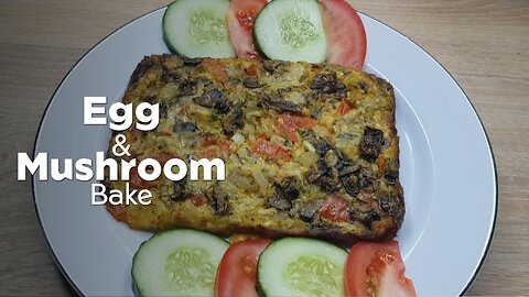 Egg & Mushroom Bake in an Airfry | Easy, Simple and Delicious!