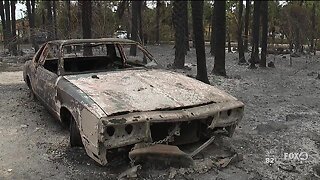 Collier County residents assess damages left behind by massive brush fire flames