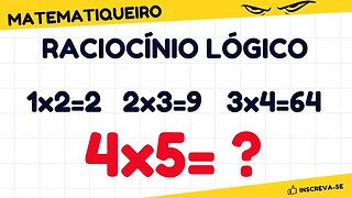 QUESTÃO BRABA DE RACIOCÍNIO LÓGICO MATEMÁTICA