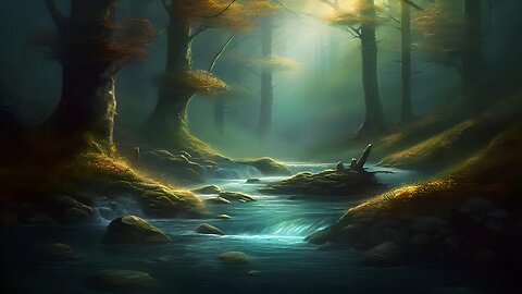Relaxing River Ambience | Soothing Music with River Sounds | Forest River