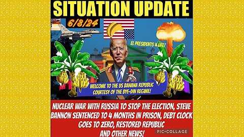 SITUATION UPDATE 6/8/24 - NFauci Testifies To Congress, Nato At War W/Russia, Israel & Hezbollah