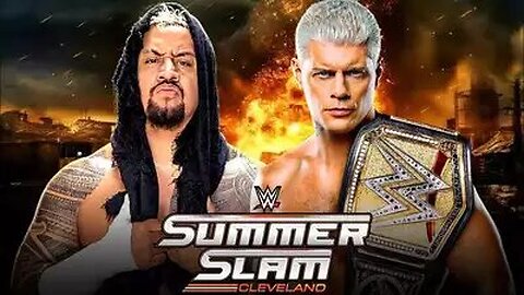 Cody Rhodes Vs Solo Sikoa WWE SummerSlam Undisputed WWE Championship Prediction