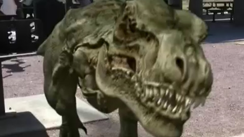 Dinosaur Attack Becomes Augmented Reality
