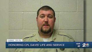 Honoring CPL Davis' life and service