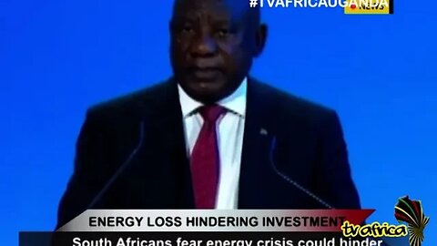 ENERGY LOSS HINDERING INVESTMENT: South Africans fear energy crisis could hinder investment pledges