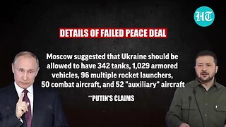 Putin Reveals Ukraine's Betrayal: Unveiling the Truth Behind the Broken Peace Deal