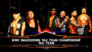 WWE Crown Jewel 2022 The Usos vs The Brawling Brutes for the Undisputed WWE Tag Team Titles