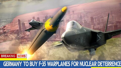 🔴 US nuclear attack war on Germany: Buy F-35 Fighter Planes Now