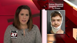 Officer shooting suspect in prison after hospitalization