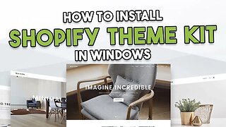 How To Install Shopify Theme Kit In Windows