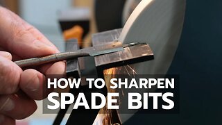 How to Sharpen Spade Bits