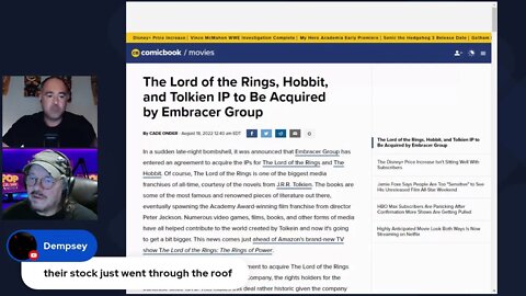 *****Breaking News! Middle of the night sale of the IPs for The Lord of the Rings and The Hobbit.