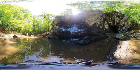 Sheol Falls Georgia Water Fall 360 Degree Video