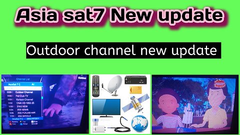 Satellite dish update||Asiasat7 new update today