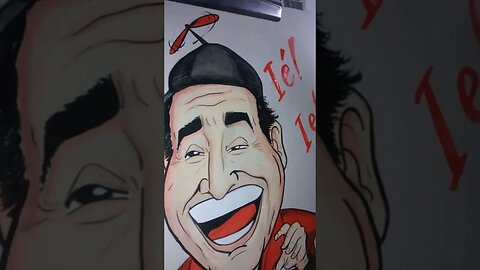 Sérgio Mallandro - Caricatura Aquarela