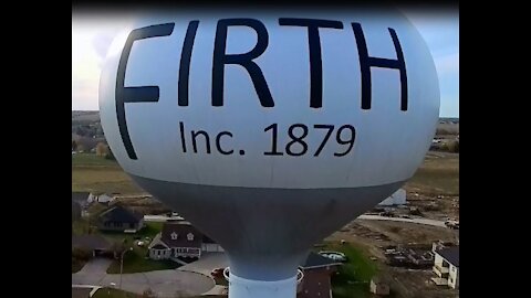 Firth Nebraska Water Tower