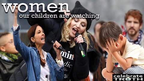 Feminist Women Celebrities Scream Profanities @#!% while the Children Watch in Horror!