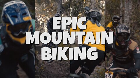 EPIC MOUNTAIN BIKING OUT IN THE FOREST