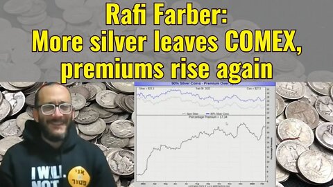Rafi Farber: More silver leaves the COMEX, & premiums rise again, as mask mandates are removed...