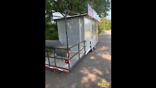 Licensed Ready 17' Barbecue Concession Trailer with Pro-Fire and Back Deck for Sale in Virginia