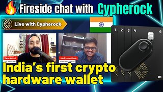 Meet Cypherock X1 | World's first seed phrase free crypto hardware wallet from India