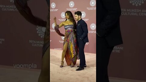 Priyanka Chopra and Nick Jonas at the Nita Mukesh Ambani Cultural Centre’s inaugural weekend