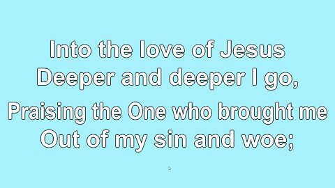 Deeper and Deeper Verse 5