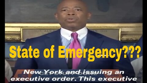 Sanctuary City New York State of emergency